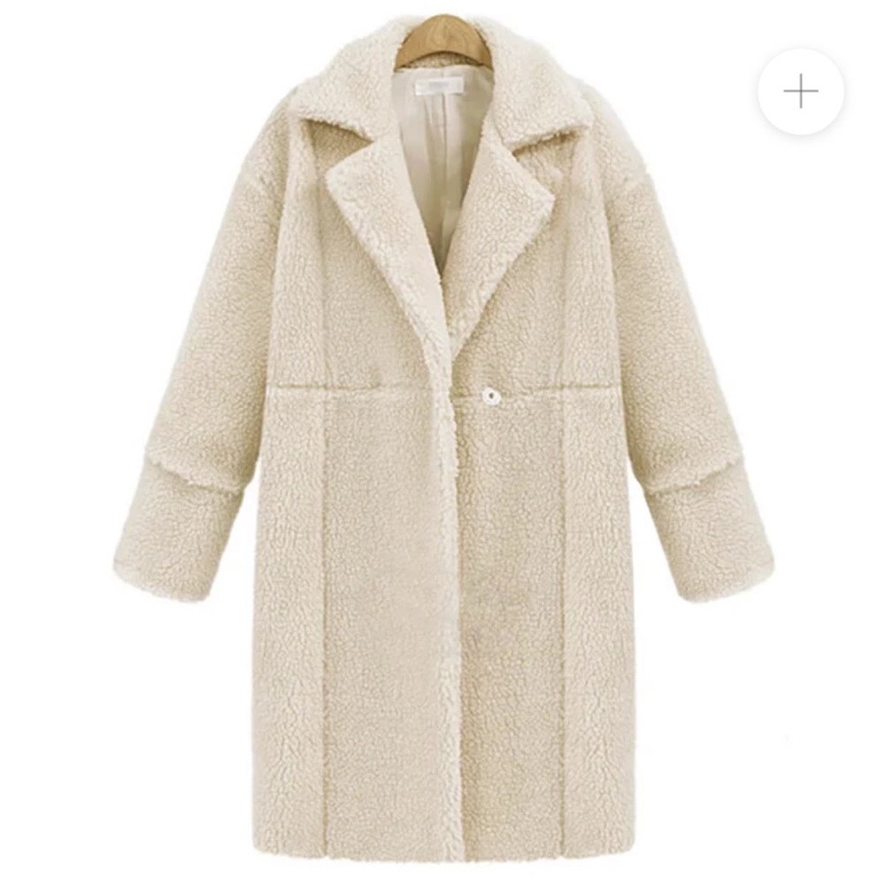 THICK WOOLEN COAT BLEND JACKET - CASUAL OVERCOAT